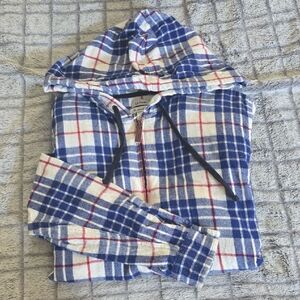 Llbean Scotch Plaid Hoodie Tall